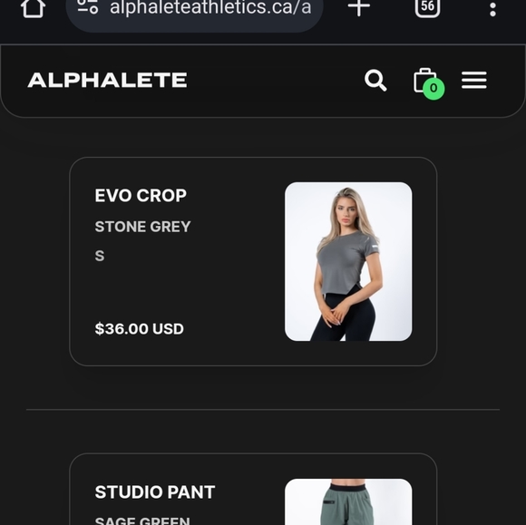 Alphalete evo top - Picture 4 of 4